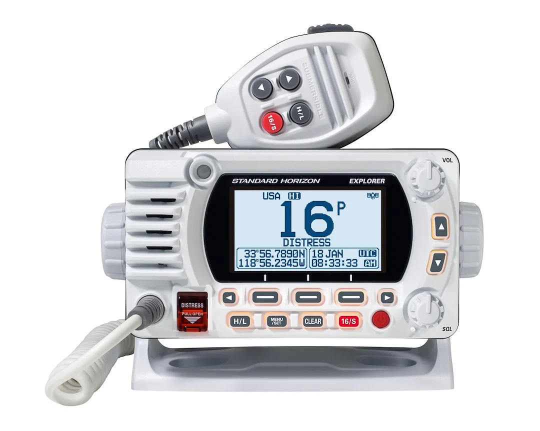 GX1850W – STANDARD VHF Radio, Fixed Mount United States/ Canadian/ International Channels 25 Watts NOAA Weather Chann...